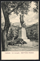 AK Innsbruck, Adolf Pichler-Denkmal Auf Dem Karl Ludwigplatz  - Autres & Non Classés