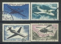FRANCE - 1960/ 64, AIR PLANES STAMPS COMPLETE SET OF 4, USED - Usados