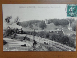 Trein - Train / Environs De Bernay, Panorama De Saint Quentin Les Iles -> Beschreven - Eisenbahnen