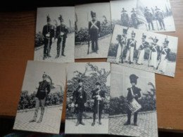 7 Postkaarten (militaria) Fête Militaire Du Centenaire -> Onbeschreven (zie Foto's) - Feste, Eventi