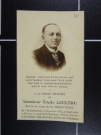 Emile Leclerc épx Magotteaux Froidchapelle 1902 Mort En Captivité à Stablack En 1942  /20/ - Devotieprenten