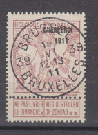 COB 102 Oblitération Centrale BRUXELLES * 39 * - 1910-1911 Caritas