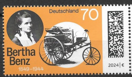2024  Deutschland Germany Mi. 3829 **MNH 175. Geburtstag Von Bertha Benz. - Ongebruikt