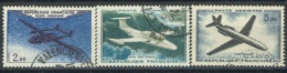 FRANCE - 1960/ 64, AIR PLANES STAMPS SET OF 3, USED - Gebraucht