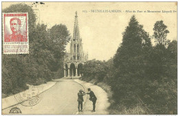 Autres & Non Classés. Laeken, Allée Du Parc Et Monument Leopold 1er. - Other & Unclassified