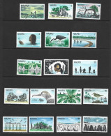 Nauru 1978 Definitives Set Of 17 MNH - Nauru