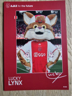 Card Lucky Lynx - Ajax Amsterdam - 2023-2024 - Football - Soccer - Voetbal - Fussball - Mascot Mascotte - Fútbol
