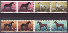 Yugoslavia 1969 - Veterinary Faculty 50th Anniversary - Horses Animals Fauna - Mi 1344-1347 - MNH**VF - Ungebraucht
