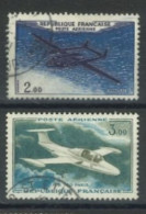 FRANCE - 1960/ 64, AIR PLANES STAMPS SET OF 2, USED - Oblitérés