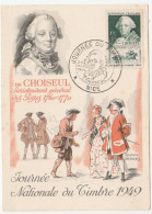 Carte Journée Du Timbre 1949 - Briefe U. Dokumente