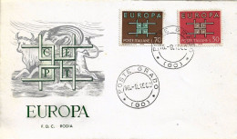 Fdc Rodia: EUROPA (1963); No Viaggiata; Annullo Grado - FDC