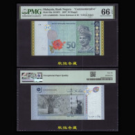 Malaysia 50 Ringgit, (2007), Paper, Commemorative Note, PMG66 - Malasia
