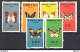 1963 Senegal - Repubblica, Farfalle - Yvert N. 226-31 - 6 Valori - MNH** - Mariposas