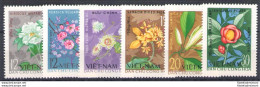 1964 Vietnam Del Nord - Yvert N. 363-68 - Fiori - 6 Valori - MNH** - Other & Unclassified