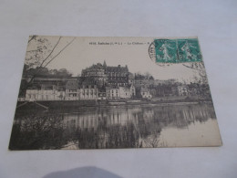 AMBOISE   ( 37 Indre Et Loire )  LE CHATEAU  ET LA LOIRE VUE GENERALE 1925 - Amboise