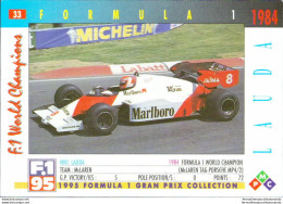 Bh33 1995 Formula 1 Gran Prix Collection Card Lauda N 33 - Catálogos