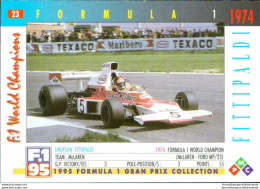 Bh23 1995 Formula 1 Gran Prix Collection Card Fittipaldi N 23 - Cataloghi