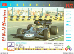 Bh21 1995 Formula 1 Gran Prix Collection Card Fittipaldi N 21 - Catálogos