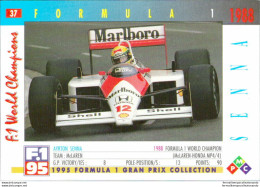 Bh37 1995 Formula 1 Gran Prix Collection Card Senna N 37 - Catalogues