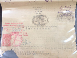Viet Nam Indo-chna PAPER Have Wedge 10cents Annam Before 1944 QUALITY:GOOD 1-PCS Very Rare - Verzamelingen