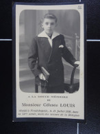 Céleste Louis Froidchapelle Décédé à 14 Ans En 1936  /26/ - Devotieprenten