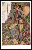 AK Tirol, Junger Mann In Volkstracht Aus Dem Zillertal  - Unclassified