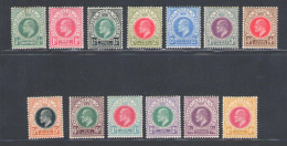 1902-03 Natal- South Africa - Stanley Gibbons N. 127/39 - MLH* - Altri & Non Classificati