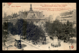 75 - PARIS - 11EME - TOUT PARIS N°357 - MAIRIE PLACE VOLTAIRE - STATUE  DE LEDRU-ROLLON - EDITEUR FLEURY - District 11