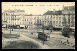 92 - BOULOGNE-SUR-SEINE - ROND-POINT DE LA SALLE DES FETES - TTRAMWAY - Boulogne Billancourt
