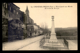 83 - LA CADIERE D'AZUR - MONUMENT AUX MORTS - Other & Unclassified