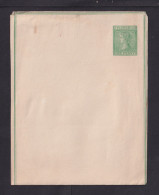 1  P. Grün Ganzsache (S 2) - Ungebraucht - Storia Postale
