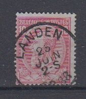 BELGIË - OBP - 1884/91 - Nr 46 T0 (LANDEN) - Coba + 4.00 € - 1884-1891 Léopold II