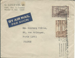 CANADA LETTRE 30c MONTREAL POUR PARIS DE 1924 LETTRE COVER - Cartas & Documentos