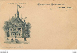 PARIS EXPOSITION UNIVERSELLE 1900 LE PAVILLON DU TRANSVAAL - Ausstellungen