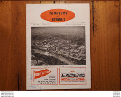 TOURISME ET TRAVAIL  MARS 1960 REVUE DE 12 PAGES - Turismo Y Regiones