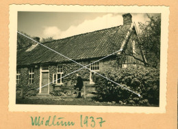 Orig. Foto 1937, Haus In Midlum Gemeinde Jemgum Rheiderland Bei Leer, Ostfriesland - Leer
