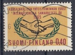 FINLAND 597,used,falc Hinged - Usati