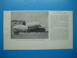 (1911) Le Septième ZEPPELIN (le Deutschland II) Détruit Sur Le Seuil De Son Hangar, à Dusseldorf - Zonder Classificatie