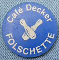Luxembourg • Café Decker • Folschette • W# MF 011 • Jeton De Café / Token / Luxemburg • [24-794] - Andere & Zonder Classificatie