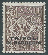 1915 LEVANTE TRIPOLI DI BARBERIA AQUILA 1 CENT MNH ** - RF11-4 - Uffici D'Europa E D'Asia