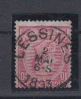 BELGIË - OBP - 1884/91 - Nr 46 T0 (LESSINES) - Coba + 2.00 € - 1884-1891 Léopold II