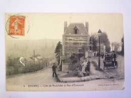 2024 - 1855  BIHOREL  (Seine-Maritime)  :  Côte De Neufchâtel Et Rue D'Ernemont   XXX - Bihorel