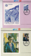 Iles Feroe - 1987 - Tableau - Portrait - Europa - Cartes Maximum - - Islas Faeroes