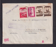1941 - Luftpostbrief Ab LARACHE Nach Berlin - Zensur - Marruecos Español