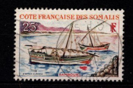 - COTE DES SOMALIES - 1964 - YT N°321 - Oblitéré - Voilier - Used Stamps