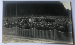 Carte Photo WW1 - Camp De Prisonniers HAMELN Gefangenenlager -  Cérémonie Religieuse Enterrement - Photographe Anstalt - 1914-18