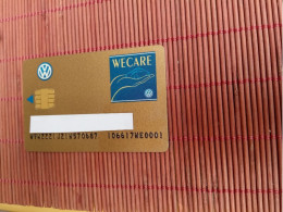 VW Card Personlized 2 Phtos Very  Rare - Origine Sconosciuta