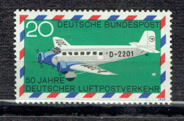 Cinquantenaire De La Poste Aérienne Officielle : Junker 52 - Postzegels
