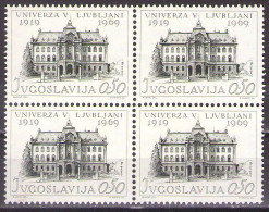 Yugoslavia 1969 - 50 Years Of University In Ljubljana - Mi 1358 - MNH**VF - Unused Stamps