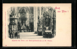 AK Wien, Inneres Der Dom- Und Metropolitankirche Zu St. Stefan  - Sonstige & Ohne Zuordnung